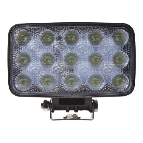 LED světlo obdélníkové, 15x3W, 152x118x50mm, ECE R10 wl-8445