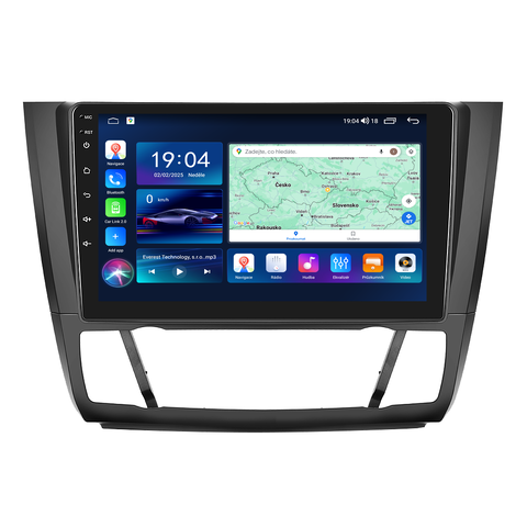 Everest 2DIN autorádio EVT19 Android, BMW E81 / E82 / E87 / E88 s automatickou klimatizací EVT-UN06M/A7295