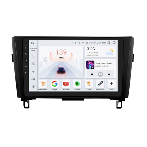 HIZPO KXXTRAIL101001 Autorádio 10,1" Android pro Nissan X-Trail 3, Qashqai 2 Varianta: Napájecí kabel Typu A/B, Model: S101006 (6+64GB) CHR1809_TYP