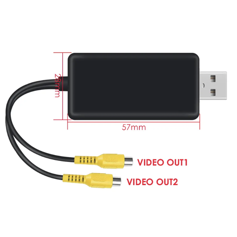Video adaptér USB - RCA CHRRCA_VIDEO_OUT_PUT