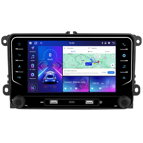 Bmode 2DIN autorádio BW19 Android s GPS B619