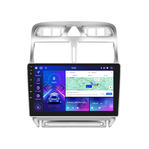 Bmode 2DIN autorádio BEX38 Android, Peugeot 307 BEX-UN06M/A7187