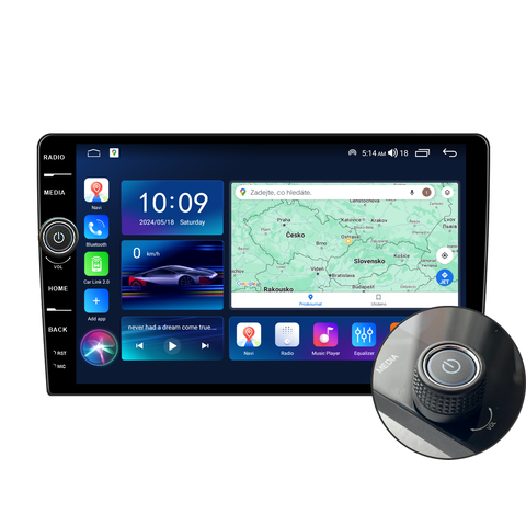 Everest 2DIN autorádio EVE27 Android, Ford Fiesta / Focus II / Fusion / Galaxy / Kuga / C-Max / S-Max / Transit / Connect B359