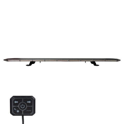 SLIM LED rampa 1530mm, oranžová, 12-24V, 36+216LED, ECE R65 sre5slim-1530
