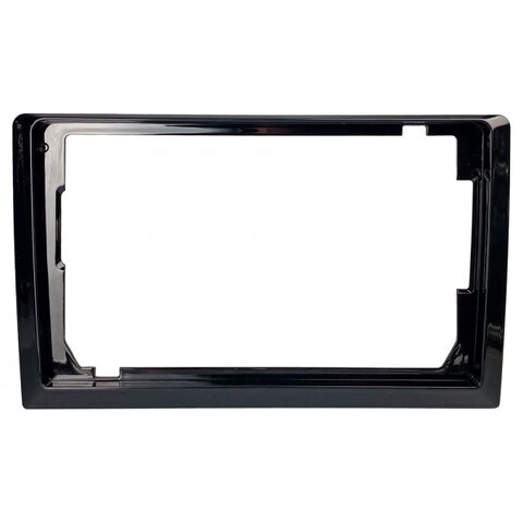 Redukce pro montáž 9&quot; autorádia do 10&quot; rámečku, lesklá černá 13006.2
