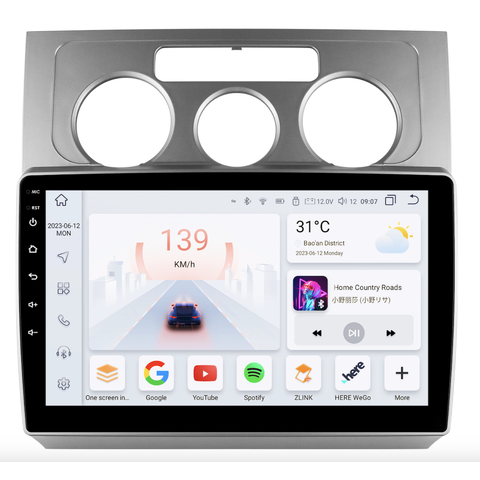 HIZPO KXVWTA101 Autorádio 10,1“ Android 13 pro Volkswagen Touran Model: S101008 (8+128GB) CHR1556