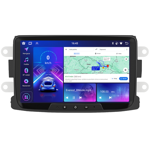 Bmode 2DIN autorádio BW76 Android s GPS - Dacia, Renault B635