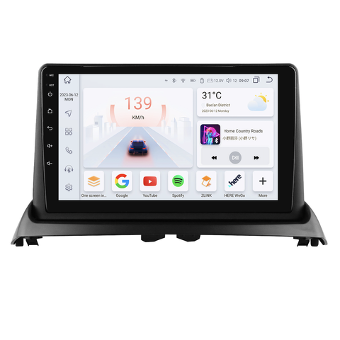 HIZPO KXRNCLIO94 Autorádio 9“ Android 13 pre Renault Clio 2 Model: S9006 (6+64GB) CHR3314_S9006