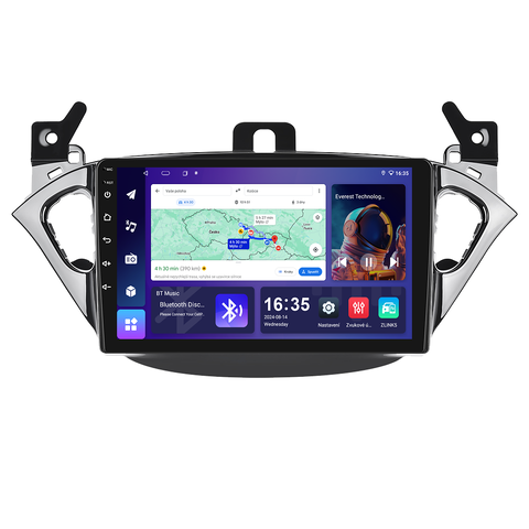 Isudar 2DIN autorádio T68B-IEV29 Android, Opel Adam / Corsa B237