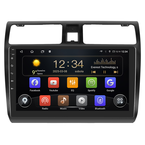 Isudar 2DIN autorádio T72-IEV73 Android, Suzuki Swift I (Gen 3) B469