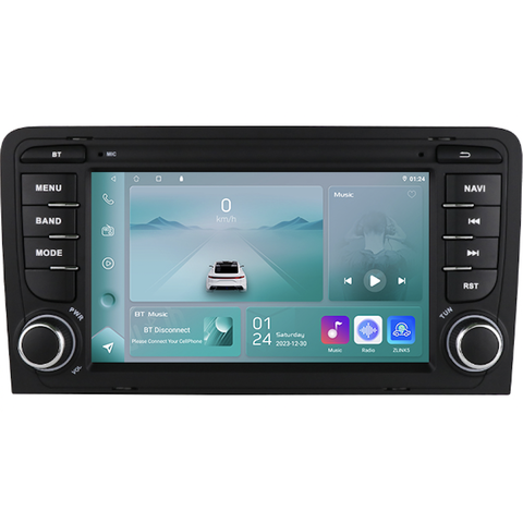 HIZPO ADA37001 Autorádio 7“ Android 13 Audi A3 8P Model: P2ADA37001CP (2+32GB) CHRP2ADA37001CP