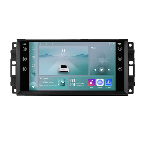 HIZPO JEEP7001 Autorádio 7“ Android 13 pro Jeep, Chrysler, Dodge, Chevrolet Model: P2JEEP7001CP (2+32GB) CHRP2JEEP7001CP