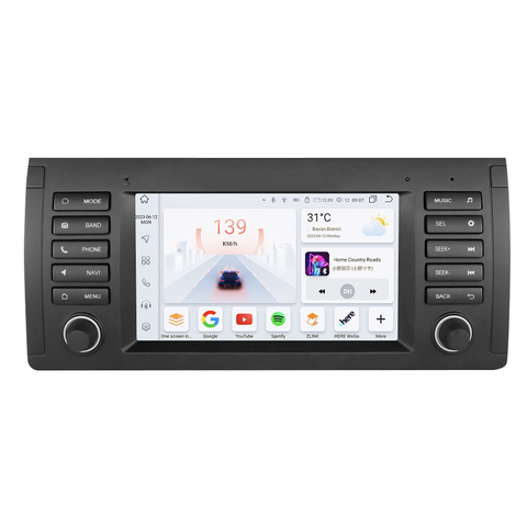 HIZPO BMWE3971P Autorádio 7" Android 13 pro BMW 5 E39, X5 E53 Výkonnostní varianta: 4SBMWE3971P (4+32GB) CHR4SBMWE3971P