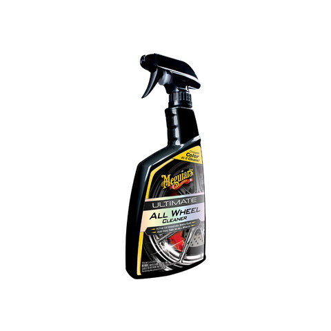 Meguiar's Ultimate All Wheel Cleaner - náš nejúčinnější, pH neutrální čistič na kola s přebarvováním do ruda, 709 ml EB003