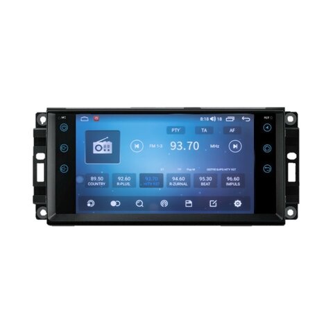 Autorádio pro Jeep 7&quot; LCD, Android, WI-FI, GPS, CarPlay, Bluetooth, 4G, 2x USB 80810A4