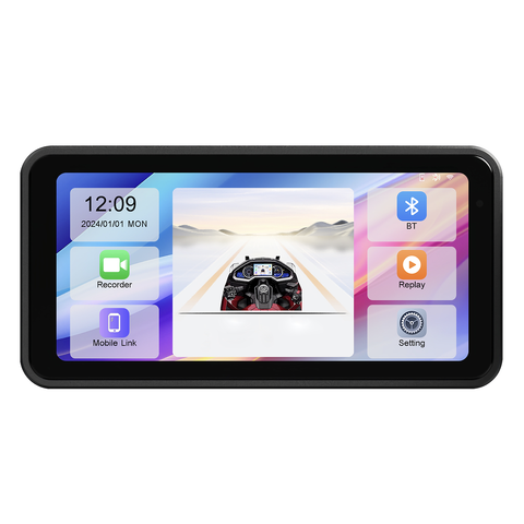 HIZPO MTC6251 6,25" Multifunkční displej pro motocykly s DVR a parkovací kamerou CHR2963