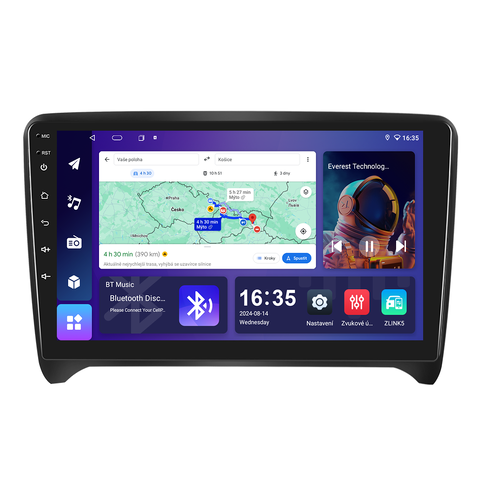 Isudar 2DIN autorádio T68B-IEV19 Android, Audi TT B162