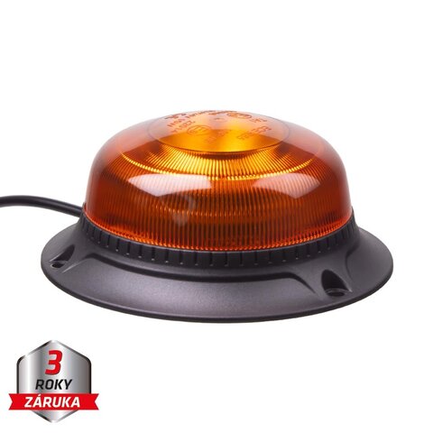 LED maják, 12-24V, 18xLED oranžový, pevná montáž, ECE R65 wl821fix