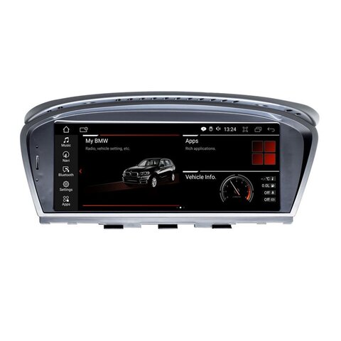 Multimediální monitor pro BMW E60, 61, 62, 63 / E90, 91 s 8,8&quot; LCD, Android 11.0, WI-FI, GPS, Carpla 80804ACCC