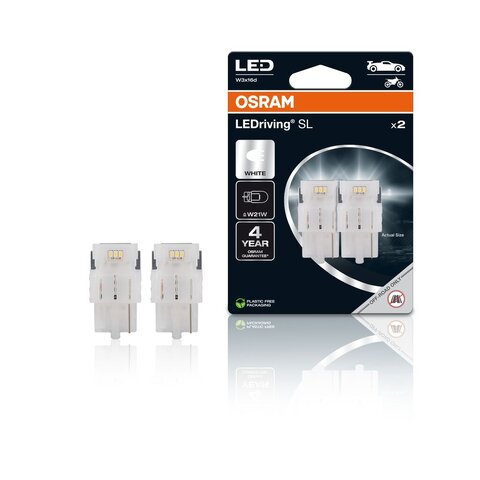 OSRAM LED 12V W21W W3x16d bílá (2ks) Duo-blister 7505DWP-2BL
