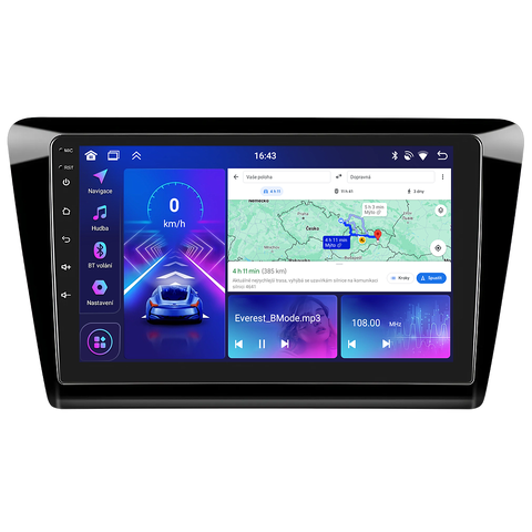 Bmode 2DIN autorádio BEX60 Android, Škoda Rapid BEX-UN06M/A7746