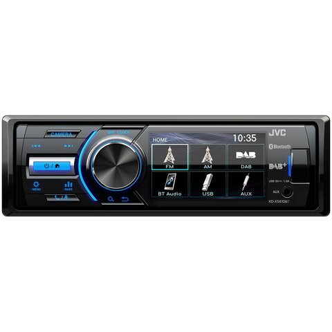 JVC 1DIN DAB / FM autorádio/3&quot; displej/USB/AUX/Bluetooth/vstup pro park.kameru KD-X561DBT