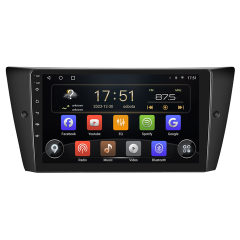 Isudar 2DIN autorádio T72-IEV16 Android, BMW E90 / E91 / E92 / E93 B136