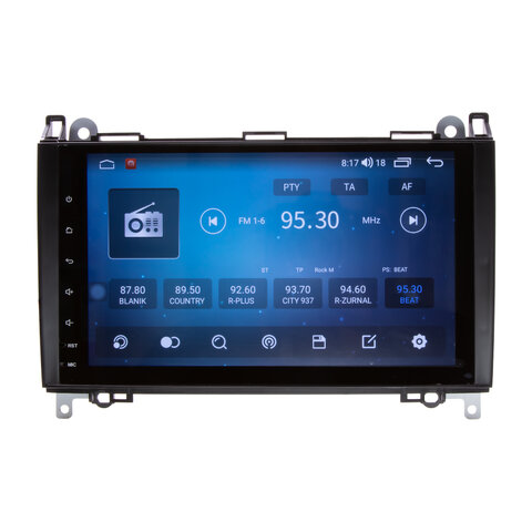 Autorádio pro Mercedes s 9&quot; LCD, Android, WI-FI, GPS, CarPlay, Bluetooth, 4G, 2x USB 80809A4