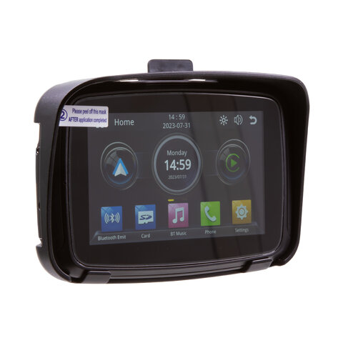 Monitor 5&quot; na motocykl s Apple CarPlay, Android auto, Bluetooth, mini USB, micro SD ds-501cam