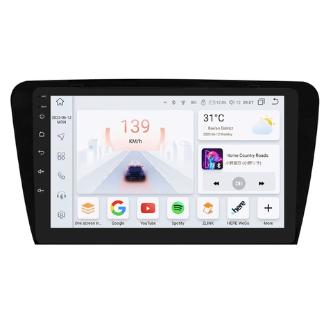 HIZPO KXSKDSKV102 Autorádio 10,1“ Android 13 pro Škoda Octavia 3 Model: S101008 (8+128GB) CHR166