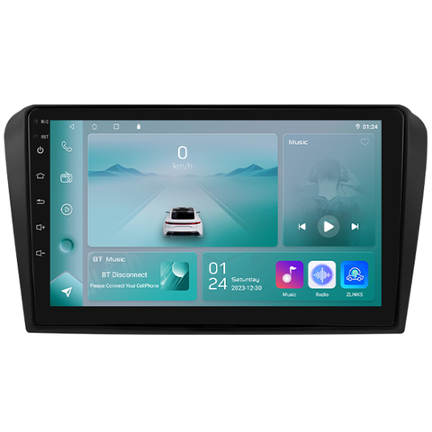 HIZPO KXMZD39003 Autorádio 9" Android pro Mazda 3 I. generace (2004-2009) Model: P9002CP (2+32GB) CHR257