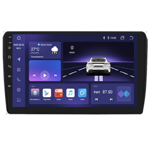 HIZPO KXADA392 Autorádio 9" Android 13 pro Audi A3 8p Model: S9008 (8+128GB) CHR1757