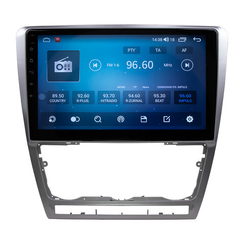 Autorádio pro Škoda Octavia 2007-2014 s 10,1&quot; LCD, Android, WI-FI, GPS, CarPlay, 4G, Bluetooth 80885A4si