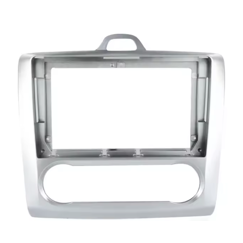 Rámeček s napájecím kabelem pro 9" autorádio Ford Focus 2 / digitální klimatizace stříbrný CHRKXFDFCS91S