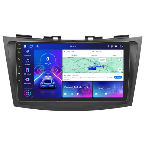 Bmode 2DIN autorádio BEV19 Android, Suzuki Swift II (Gen 4) B395