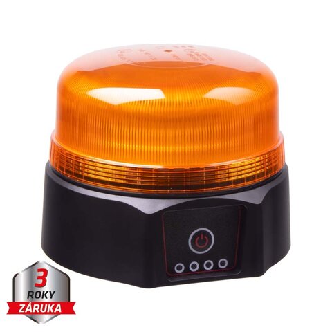 AKU LED maják, 36xLED oranžový, magnet, ECE R65 wlbat812