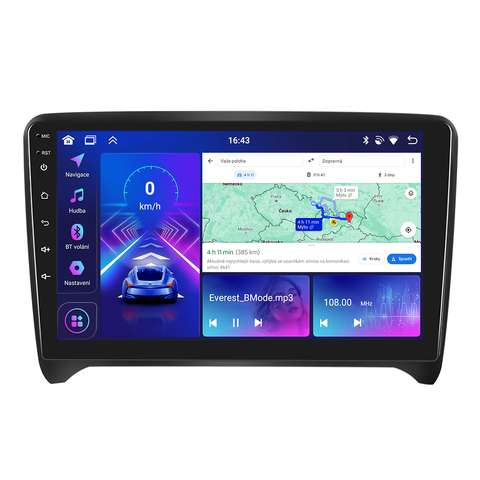Bmode 2DIN autorádio BEV23 Android, Audi TT B161