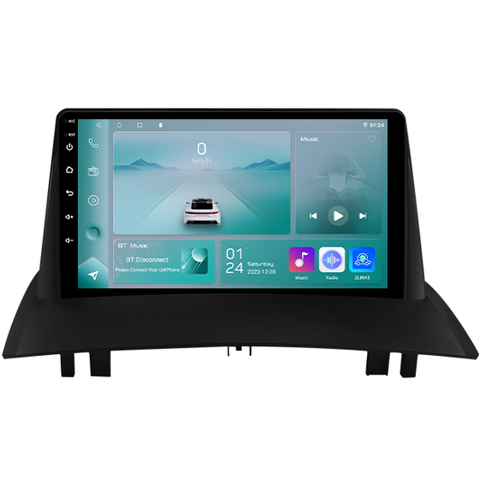 HIZPO KXRNMGN91 Autorádio 9" Android 13 pre Renault Megane 2 Model: P9002CP (2+32GB) CHR233