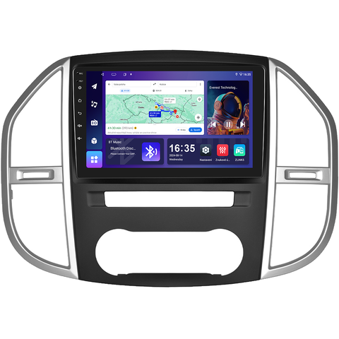 Isudar 2DIN autorádio T68B-IEV64 Android, Mercedes-Benz Vito III B597