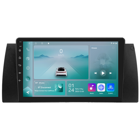 HIZPO KXBME3992 Autorádio 9" Android 13 pro BMW řada 5 E39, X5 E53 Model: P9002CP (2+32GB) CHR221