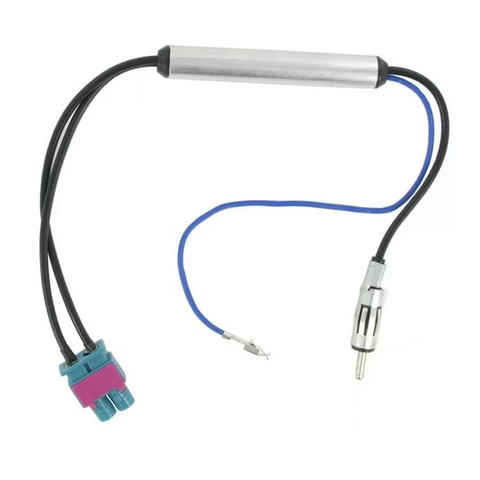 2DIN Anténní adaptér - dvojitá FAKRA zásuvka a DIN vidlice CE002