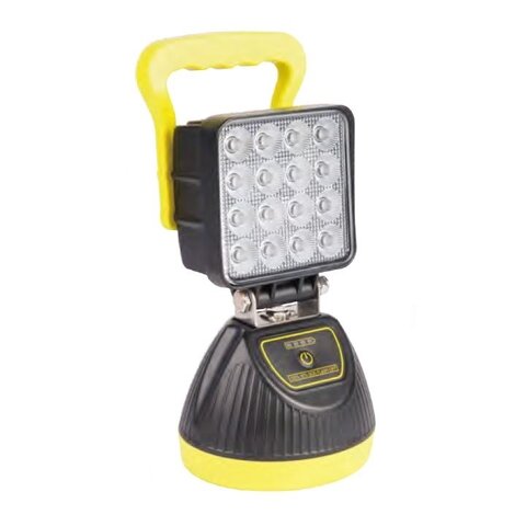 AKU LED světlo s magnetem, bílá/oranžová, 16x3W wl-Li09dual