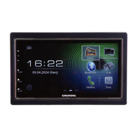 GRUNDIG 2DIN DAB+ / FM autorádio / 6,8&quot; displej / USB / Bluetooth / Apple CarPlay / Android Auto GX-3800