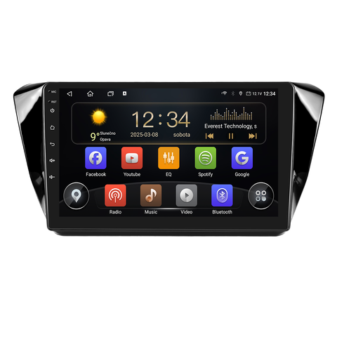 Isudar 2DIN autorádio T75-IEV42 Android, Škoda Superb III T75-UN08/A7794