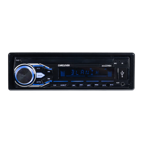 1DIN 12/24V autorádio Bluetooth/USB/SD/AUX/APP, odnímatelný panel scc224bt