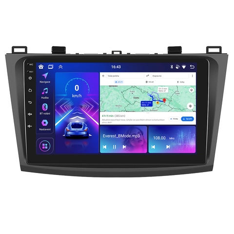 Bmode 2DIN autorádio BEV30 Android, Mazda 3 - II. generace B211