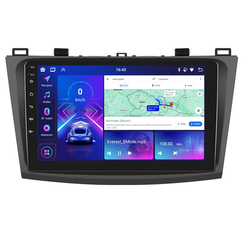 Bmode 2DIN autorádio BEX30 Android, Mazda 3 - II. generace BEX-UN06M/A7190