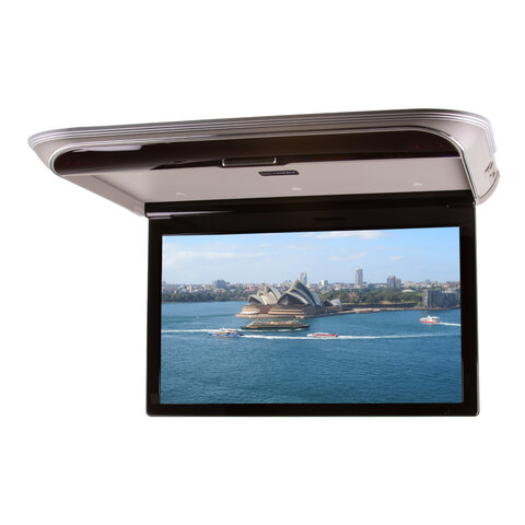 Stropní LCD monitor 15,6&quot; s OS. Android USB/HDMI/IR/FM, dálkové ovládání se snímačem pohybu, šedá ds-158Acgr