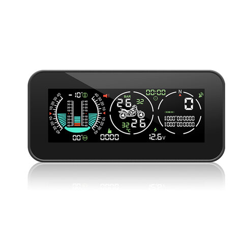 x Palubní DISPLEJ 4,2" LCD, GPS měřič rychlosti, TPMS (kontrola tlaku v pneu) pro motocykl