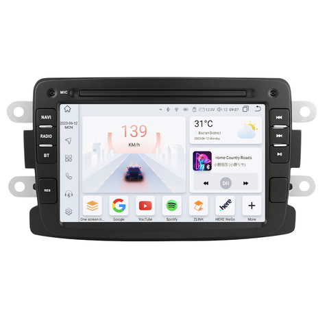 Autorádio 7“ Android 13 pro Dacia, Renault 4SDUSTER001